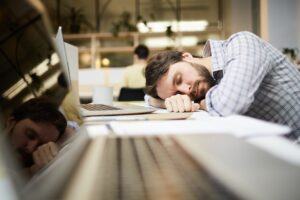 man sleeping - what does the bible say about work